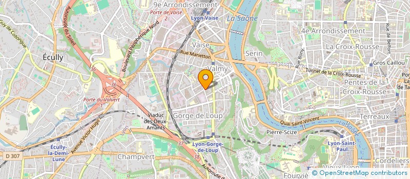 localisation de l'entreprise DLB EXPERTS à LYON