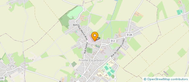 localisation de l'entreprise DLB IMMO  FRIVILLE-ESCARBOTIN