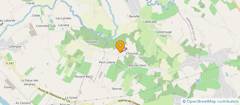 localisation de l'entreprise DLB IMMO  VILLENEUVE-SUR-LOT