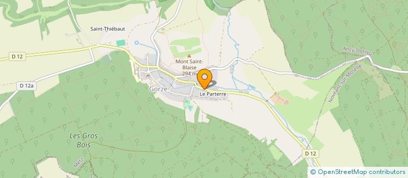 localisation de l'entreprise DLB IMMO  GORZE