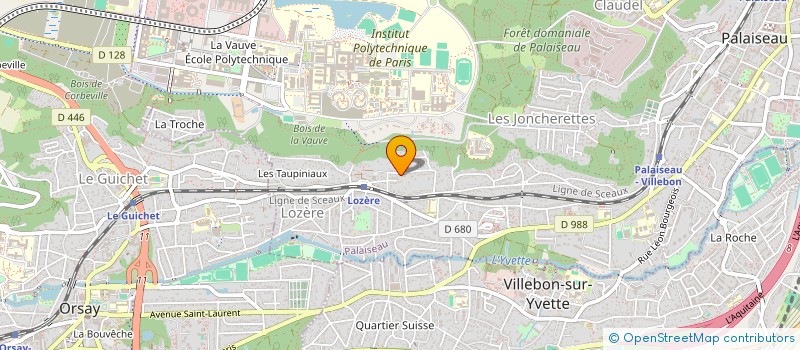 localisation de l'entreprise DLB IMMOBILIER à PALAISEAU