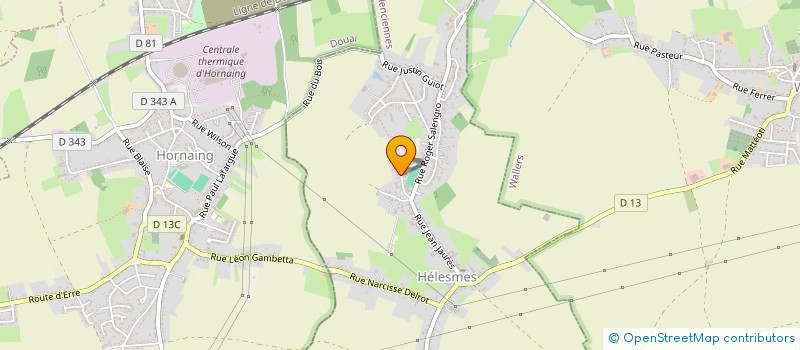 localisation de l'entreprise DLB INDUSTRIES  HELESMES