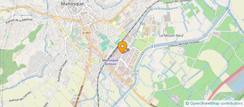localisation de l'entreprise DLB NUISIBLES PACA à MANOSQUE