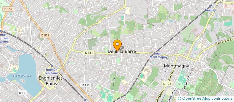 localisation de l'entreprise DLBA  DEUIL-LA-BARRE