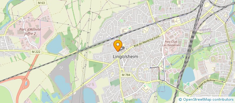 localisation de l'entreprise DLBR  LINGOLSHEIM