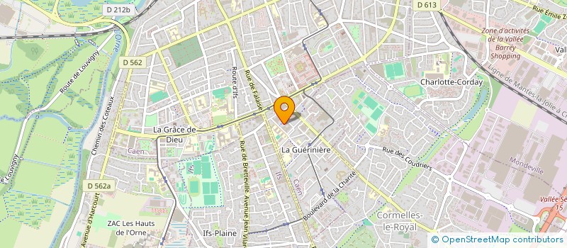 localisation de l'entreprise DLC à CAEN