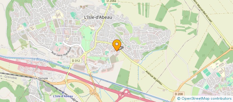 localisation de l'entreprise DLC à L'ISLE-D'ABEAU