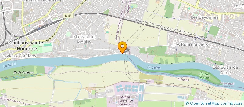 localisation de l'entreprise DLC ELECTRICITE  CONFLANS-SAINTE-HONORINE