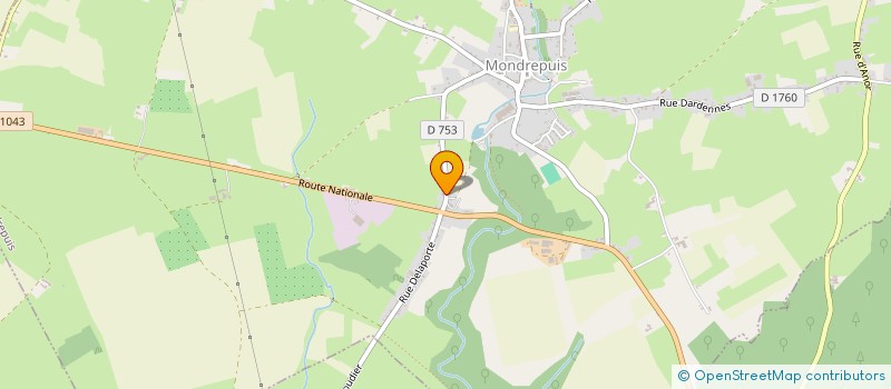 localisation de l'entreprise DLC IMMO  MONDREPUIS