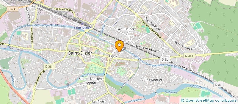 localisation de l'entreprise DLC INVEST à SAINT-DIZIER