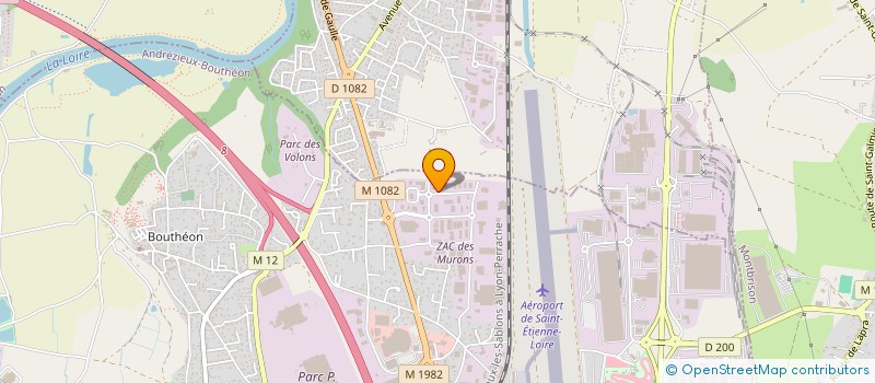 localisation de l'entreprise DLC JUNIOR  ANDREZIEUX-BOUTHEON