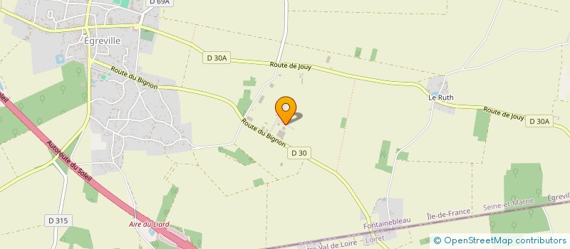 localisation de l'entreprise DLCB à EGREVILLE