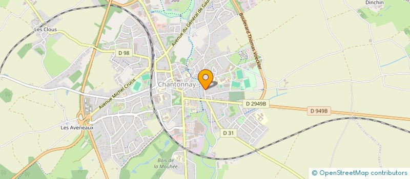 localisation de l'entreprise DLCI  CHANTONNAY