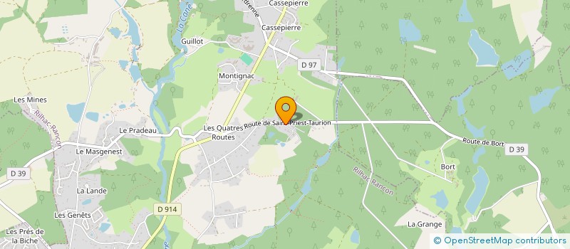 localisation de l'entreprise DLCN CLEANING POOL  RILHAC-RANCON