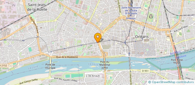 localisation de l'entreprise DLD 45 à ORLEANS