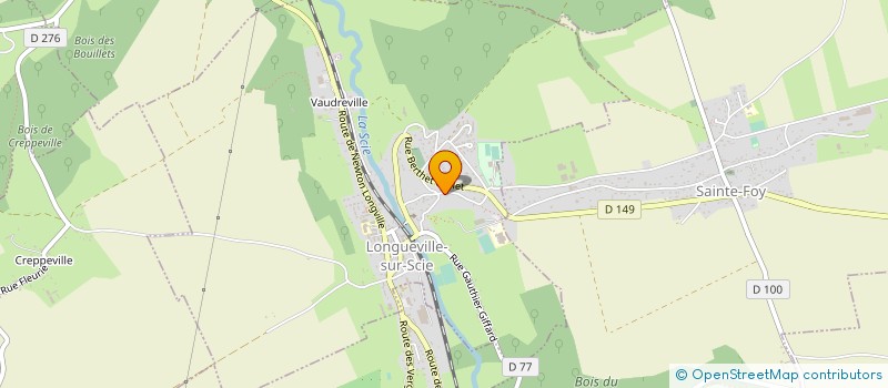 localisation de l'entreprise DLD  LONGUEVILLE-SUR-SCIE