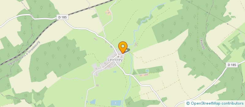 localisation de l'entreprise DLD  LEINTREY
