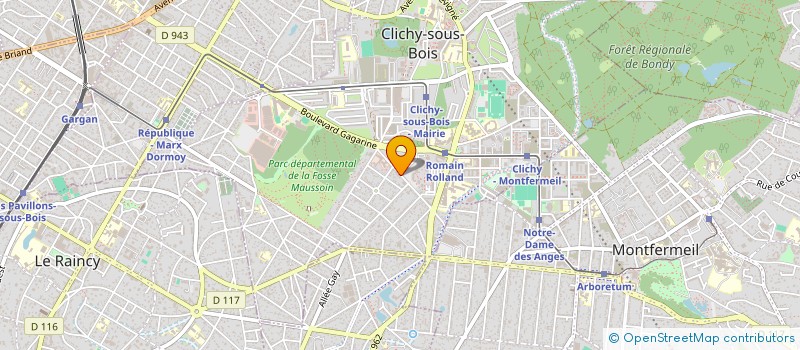 localisation de l'entreprise DLD à CLICHY-SOUS-BOIS