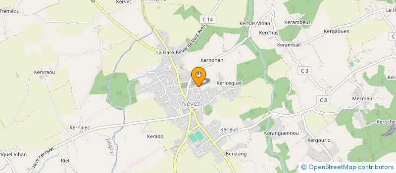 localisation de l'entreprise DLD COCO à NEVEZ