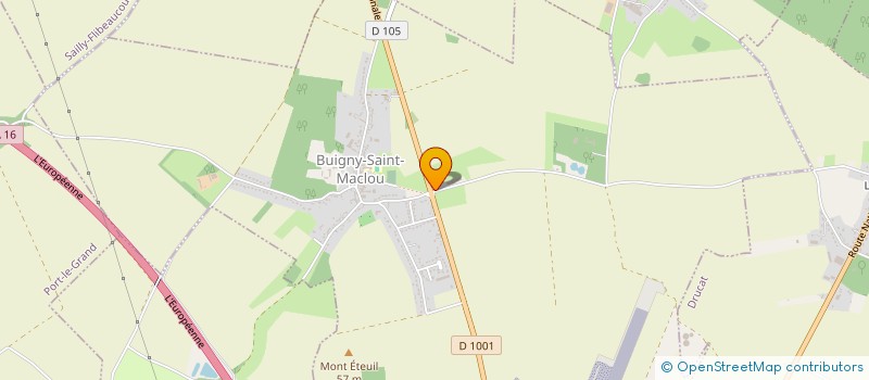 localisation de l'entreprise DLDC  BUIGNY-SAINT-MACLOU