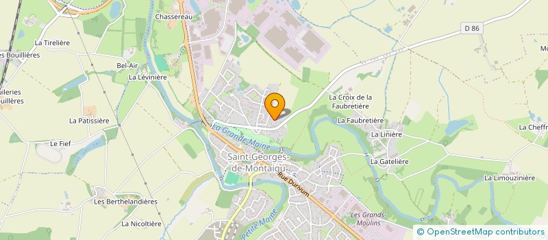 localisation de l'entreprise DLDJ à MONTAIGU-VENDEE