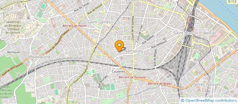 localisation de l'entreprise DLDP CONSEILS  BORDEAUX