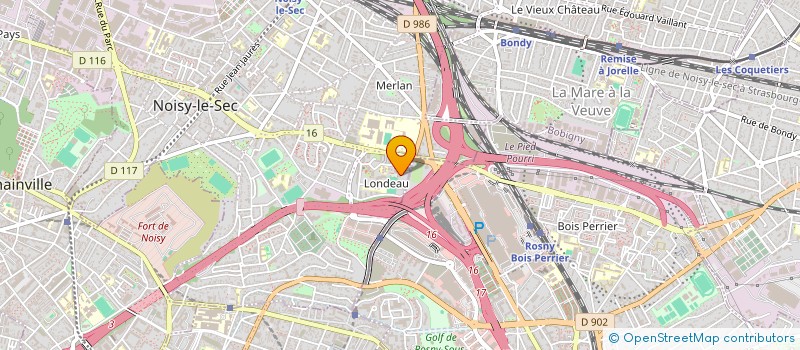 localisation de l'entreprise DLE à NOISY-LE-SEC