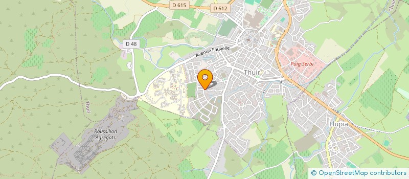 localisation de l'entreprise DLE  THUIR