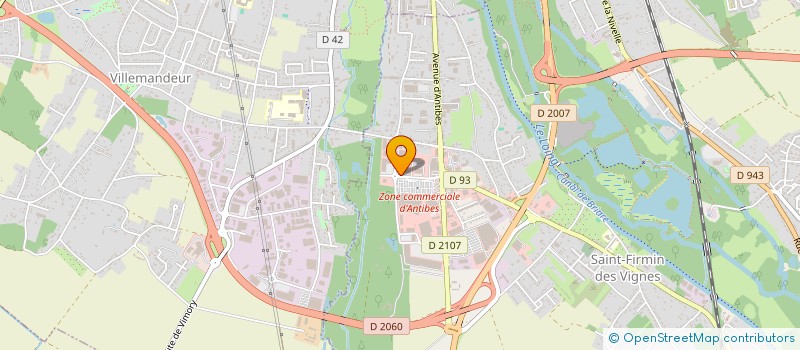 localisation de l'entreprise DLF AMILLY à AMILLY
