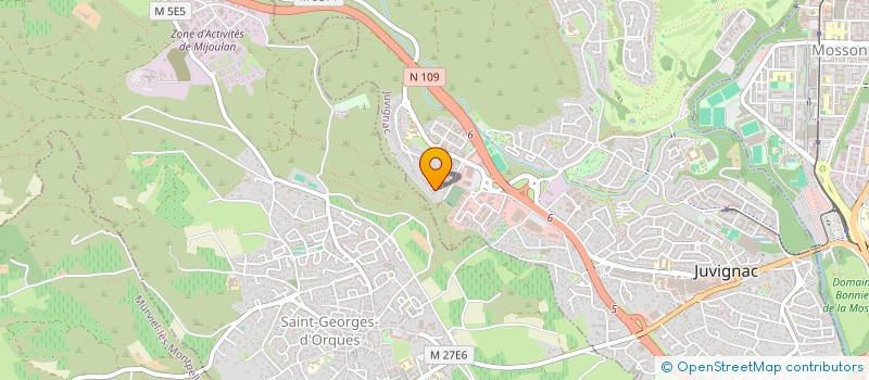 localisation de l'entreprise DLF PATRIMOINE  JUVIGNAC