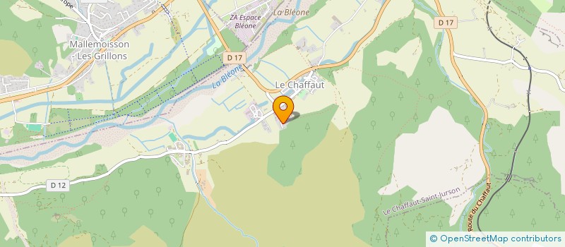 localisation de l'entreprise DLFC  LE CHAFFAUT-SAINT-JURSON