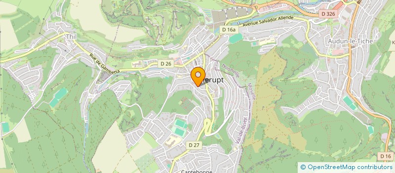 localisation de l'entreprise DLFC  VILLERUPT