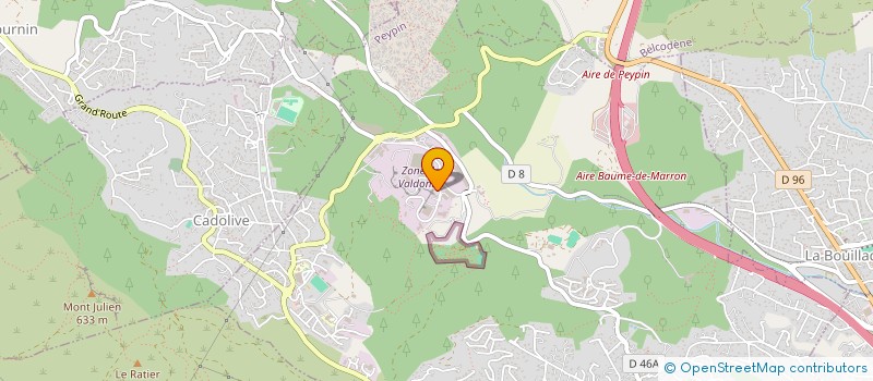 localisation de l'entreprise DLG  PEYPIN