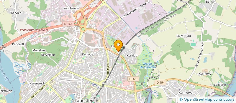 localisation de l'entreprise DLG  LANESTER