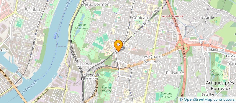 localisation de l'entreprise DLG  LORMONT