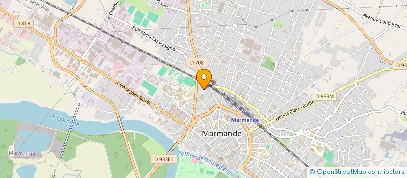 localisation de l'entreprise DLG  MARMANDE