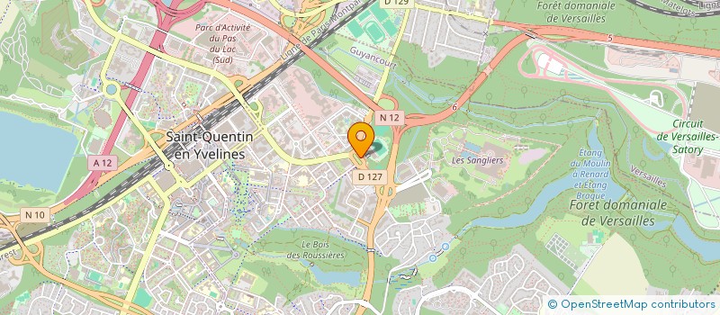 localisation de l'entreprise DLG - EVOLTA  GUYANCOURT