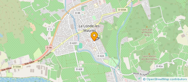 localisation de l'entreprise DLG IMMO à LA LONDE-LES-MAURES