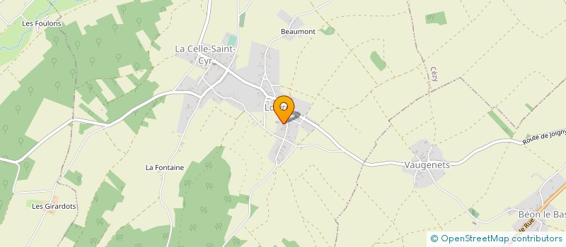 localisation de l'entreprise DLG RENOVATION à LA CELLE-SAINT-CYR