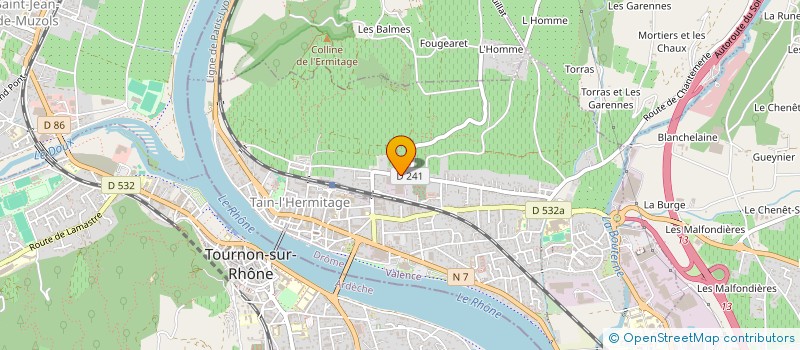 localisation de l'entreprise DLG TAIN  TAIN-L'HERMITAGE