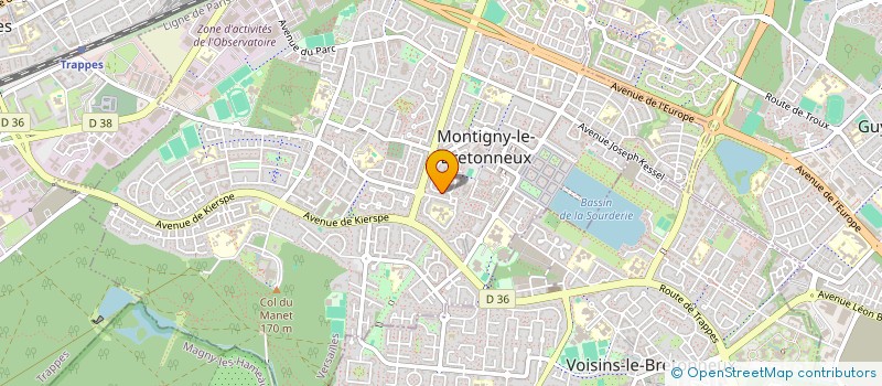 localisation de l'entreprise DLH  MONTIGNY-LE-BRETONNEUX