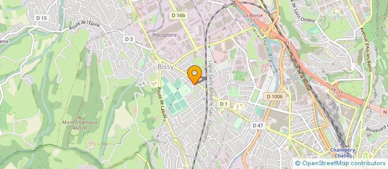 localisation de l'entreprise DLH CONSEIL à CHAMBERY