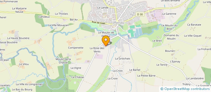 localisation de l'entreprise DLH GROUP  IFFENDIC