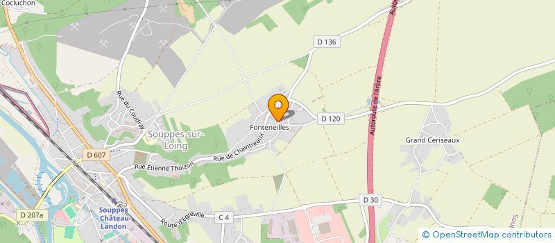 localisation de l'entreprise DLJ ORTHO  SOUPPES-SUR-LOING