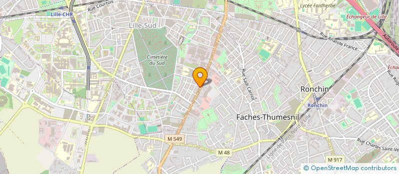 localisation de l'entreprise DLJ SUN à LILLE