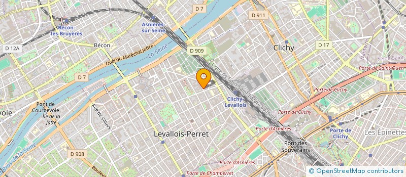 localisation de l'entreprise DLJM GROUP à LEVALLOIS-PERRET