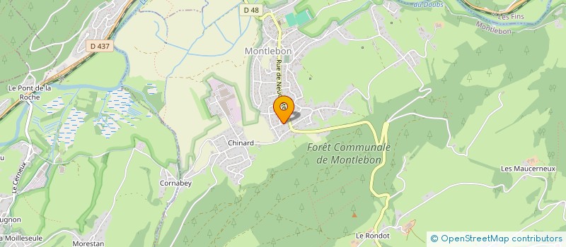 localisation de l'entreprise DLJS  MONTLEBON