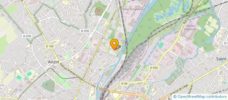 localisation de l'entreprise DLK HOLDING  ANZIN