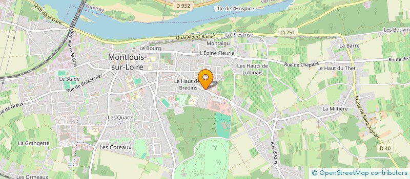 localisation de l'entreprise DLKMG  MONTLOUIS-SUR-LOIRE