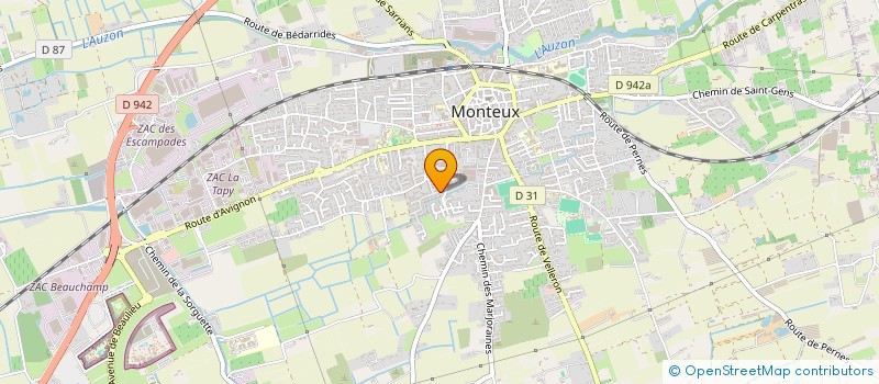 localisation de l'entreprise DLL  MONTEUX